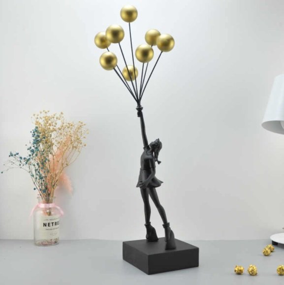 Banksy - Flying Balloons Girl • Surtoys